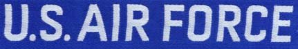 US Air Force Branch Tape in blue - Saunders Military Insignia
