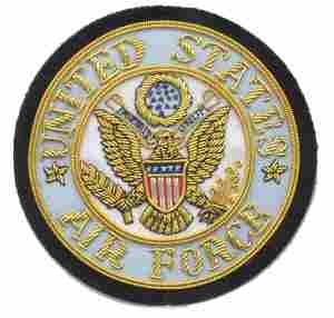 US Air Force Bullion, Bullion Jacket Patch - Saunders Military Insignia