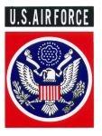 US Air Force Decal, vinyl adhesive