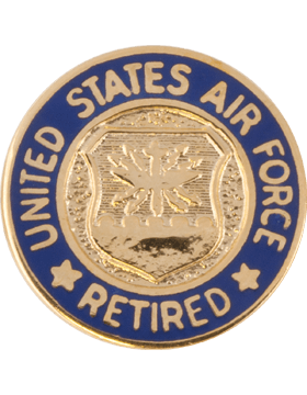 US Air Force logo metal hat pin