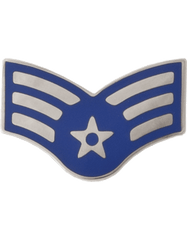 US Air Force Senior Airman metal chevron - Saunders Military Insignia