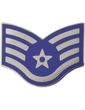 US Air Force Staff Sergeant metal chevron
