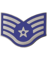 US Air Force Staff Sergeant metal chevron - Saunders Military Insignia