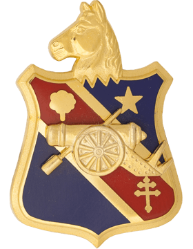 US Army 104th Field Artillery Unit Crest - Saunders Military Insignia
