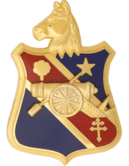 US Army 104th Field Artillery Unit Crest - Saunders Military Insignia