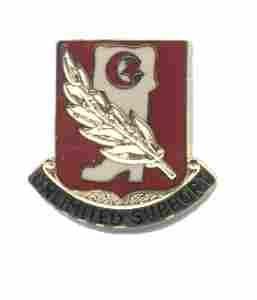 US Army 105th Support Battalion Unit Crest