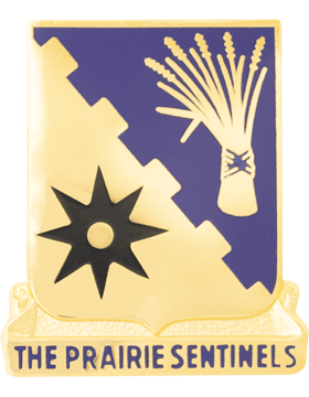 114th Cavalry Regiment Arkansas Army National Guard Unit Crest - The Prairie Sentinels