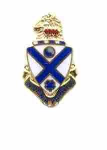 US Army 114th Infantry Regiment Unit Crest - Saunders Military Insignia