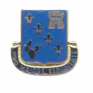 US Army 129th Infantry Regiment Unit Crest - Saunders Military Insignia