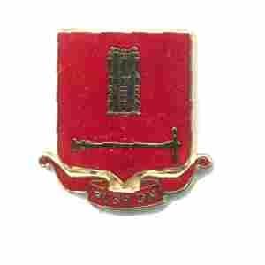 US Army 136th Field Artillery Unit Crest - Saunders Military Insignia