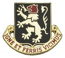 US Army 140th Field Artillery Unit Crest