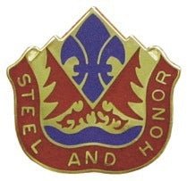 US Army 143rd Field Artillery Group Unit Crest - Saunders Military Insignia