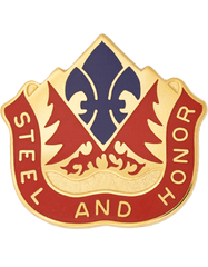 US Army 143rd Field Artillery Group Unit Crest - Saunders Military Insignia