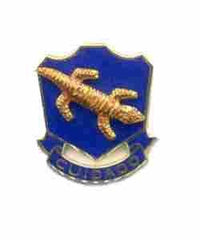 US Army 158th Field Artillery - right facing Unit Crest - Saunders Military Insignia