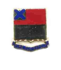 US Army 166th Field Artillery unit crest - Saunders Military Insignia