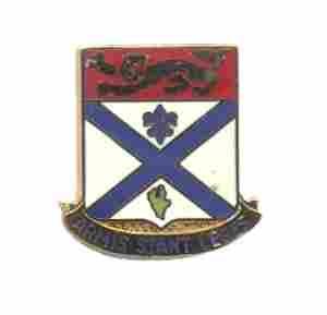 US Army 169th Infantry Regiment Unit Crest