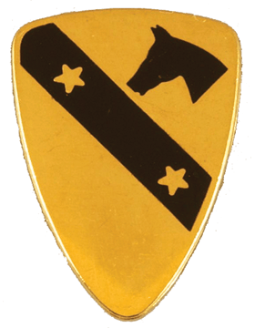 US Army 1st Cavalry Division Unit Crest - Saunders Military Insignia