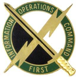 US Army 1st Information Operations Command Unit Crest Unit Crest