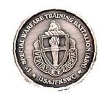 US Army 1st Special Warfare Training Presentation Coin