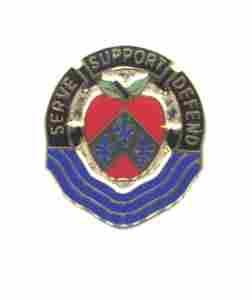 US Army 205th Support Group Unit Crest