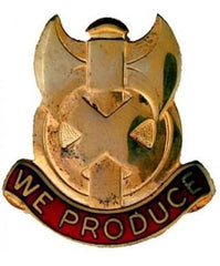 US Army 227th Maintenance Battalion unit crest - Saunders Military Insignia