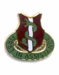 US Army 241st Medical Group Unit Crest - Saunders Military Insignia
