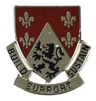 US Army 249th Engineer Battalion Unit Crest - Saunders Military Insignia