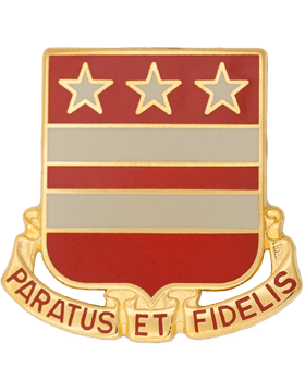 US Army 258th Field Artillery Unit Crest