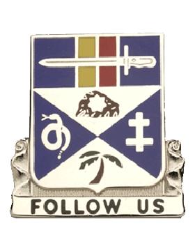 US Army 293rd Infantry Regiment Unit Crest - Saunders Military Insignia