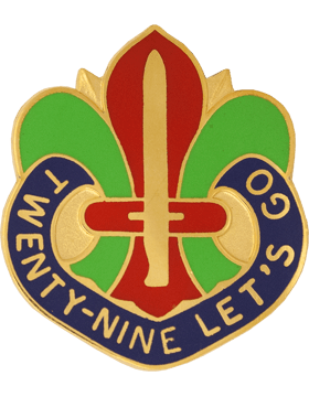 US Army 29th Infantry Division Unit Crest