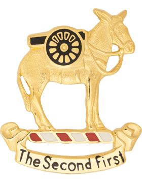 US Army 2nd Field Artillery right facing Unit Crest