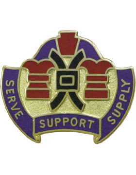 US Army 312th Support Group Unit Crest - Saunders Military Insignia