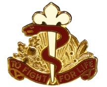 US Army 325th Field Hospital Unit Crest - Saunders Military Insignia