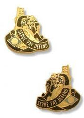 US Army 326th Finance Group Unit Crest L and R Facing - Saunders Military Insignia