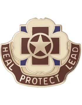 US Army 3297th Hospital USAR Heal Protect Lead Unit Crest