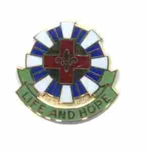 US Army 376th Combat Support Hospital Unit Crest