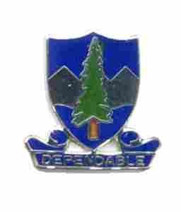 US Army 383rd Regiment Unit Crest