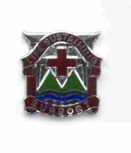US Army 396th Station Hospital Unit Crest - Saunders Military Insignia