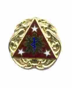 US Army 3rd Surgeon Hospital Unit Crest - Saunders Military Insignia