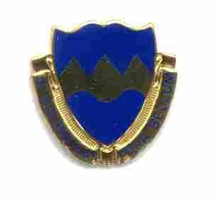 US Army 414th Regiment Basic Unit Crest