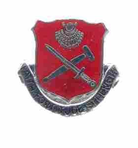 US Army 483rd Engineer Battalion Unit Crest - Saunders Military Insignia