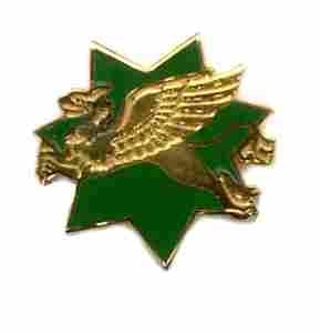 US Army 496th Military Police -left facing, Unit Crest