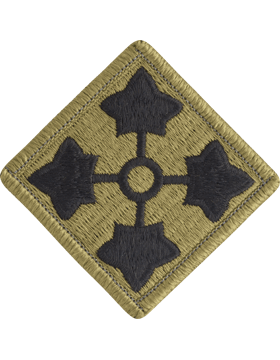 US Army 4th Infantry Division Multicam Patch - Saunders Military Insignia