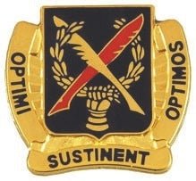 US Army 502nd Personnel Service, Unit Crest - Saunders Military Insignia