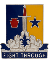US Army 55th Brigade 28th Infantry Division Special Troops Battalion Unit Crest - Saunders Military Insignia