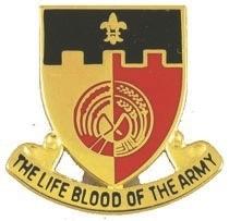 US Army 64th Quartermaster Battalion Unit Crest - Saunders Military Insignia