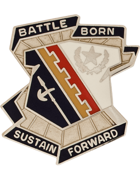 US Army 757th Support Battalion Unit Crest - Saunders Military Insignia