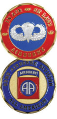 US Army 82nd Airborne Division presentation coin - Saunders Military Insignia