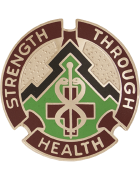 US Army 8th Medical Brigade Unit Crest