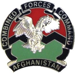 US Army Combined Forces Command Afghanistan Unit Crest - Saunders Military Insignia